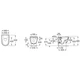 Унітаз підвісний Roca Ona Rimless Black Matt (A346687080+A801E12081) - изображение 4