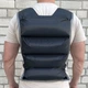 Утяжелительный жилет EasyFit EF-VST, 25 кг, чёрный, 36×132 см, с песком, для кроссфита и функциональных тренировок - изображение 2