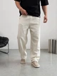 Чоловічі джинси baggy з бавовни з еластаном білий L RT6408 - изображение 6