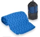 Рушник для йоги EasyFit Yoga Mat Towel 183×63 см із мікрофібри, EF-1933-BL синій - зображення 1