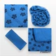 Рушник для йоги EasyFit Yoga Mat Towel 183×63 см із мікрофібри, EF-1933-BL синій - зображення 6