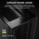 Корпус для ПК CORSAIR 4000D Frame Modular Чорний (102067248) - зображення 4