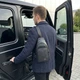 Чоловіча сумка на груди (слінг), бананка, барсетка Coach (77-2517) чорна - зображення 6