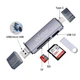 Кардрідер 6в1 WALKER WCD-83 (вихід USB/Micro, Type-C) grey - зображення 7