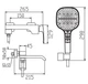 Смеситель для ванны с коротким изливом KOER KB-41037-01 (Цвет хром) (KR6004) - изображение 2