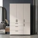 Шафа для одягу Doros Торн Кашемір 3 ДСП/3Ш (штанга) 135х51.6х200 (DRS-012061) - зображення 1