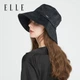 Подарунковий капелюх від сонця ELLE, капелюх рибалки для жінок, із захистом від ультрафіолету, капелюх із захистом від сонця, чорний подарунок для дівчини - зображення 5