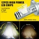LED лампи H4 12V з яскравим світлом та вологостійкістю для авто - зображення 2
