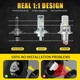 LED лампи H4 12V з яскравим світлом та вологостійкістю для авто - зображення 3
