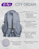 Рюкзак Zibi "City Dream" 47х32х17 см серо-синий (ZB11.0016CDB) - изображение 4