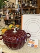 Каструля гарбуз Le Creuset чавунна Pumpkin Cocotte бордо - изображение 8
