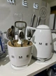 Органайзер для столовых приборов Smeg Caddy з набором столових приборів білий - зображення 1