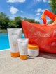 Набір «Захист від сонця»: сонцезахисний крем для обличчя SPF 50 + лосьйон для тіла SPF 50 + гель після засмаги Farmasi Sun - зображення 5