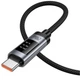 USB кабель Hoco U148 Lord, Type-C, 1.2 м., Черный - 691833 - изображение 3