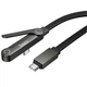 USB кабель Hoco U150 Exquisite, Type-C, 1.2 м., Чорний - 706435 - зображення 3