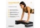 Степ-платформа 3-уровневая EasyFit EF-0541 Step-B, 78×29 см, высота 10+5+5 см, чёрно-серая — для фитнеса, аэробики и тренировок - изображение 7