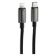 USB кабель AceFast C23-01 Apple iPhone SE 2022 / iPhone 14 Pro Max / iPhone 14 Plus / iPhone 14 Pro / iPhone 14 / iPhone 13 Pro / iPhone 13 Mini / iPhone 13 / iPhone 13 Pro Max / iPhone 12 Mini / iPhone 12 Pro Max, Lightning, 1.0 м., Черный - 699938 - изображение 1