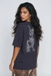 Футболка оверсайз 1005-1м103 графіт one size - зображення 1