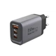 Мережевий зарядний пристрій Super Fast Charger ADC-F006 25W 3-in-1, USB + 2xType-C - изображение 1