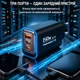 Мережевий зарядний пристрій Super Fast Charger ADC-F006 25W 3-in-1, USB + 2xType-C - изображение 4
