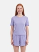Пижама (футболка + шорты) женская BARWA garments 0315/313 M Сиреневая (2113153132226) - изображение 15