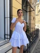 Женское платье прошва белый M - изображение 4