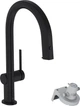 Змішувач hansgrohe Aqittura M91 FilterSystem 210 для кухонної мийки, чорний матовий 76803670 - зображення 1