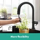Змішувач hansgrohe Aqittura M91 FilterSystem 210 для кухонної мийки, чорний матовий 76803670 - зображення 6