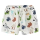 Шорти Name it Little Explorer's Zoo, колір білий, розмір 56 (261.13254832.CDAN) - зображення 1