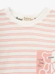 Костюм футболка+шорти для дівчинки Mini Papi 40923 80 см Пудровий shop (2000999615351) - изображение 3