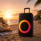 Портативна акустика ZXX-7878 / Акумуляторна колонка з Bluetooth, TWS, FM, USB, SD, RGB-підсвічуванням / Караоке колонка-валіза з 2 мікрофонами та пультом ДУ - зображення 2