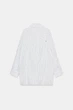 Поплінова сорочка оверсайз Zara 8888/252 L Біла (08888252064L) - изображение 4