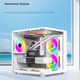 Игровой компьютерный корпус Ziyi Seaview Black (для материнской платы M-ATX/система водяного охлаждения 240 мм/7 слотов для вентиляторов) - изображение 4