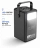 Повербанк 100000 mAh 22.5W швидка зарядка для телефона 6 USB 2 Type-C з ліхтариком Hoco Чорний - зображення 3