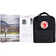 Женский рюкзак FJALLRAVEN, школьная сумка для студенток, модель 23561-550, черный, 7 л. - изображение 11