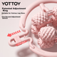 Массажный ролик для ног Yottoy с 8 колесиками, профессиональный ролик для расслабления мышц, похудения бедер и икр, поролоновый ролик. - изображение 7