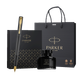 Ручка Parker Weiya XL Classic перьевая с черно-золотым зажимом, подарочная, с чернилами - изображение 6