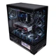 Корпус для игрового настольного компьютера VALKYRIE VK03 BLACK ATX, поддержка водяного охлаждения 360 мм, 6,2-дюймовый сенсорный экран, панорамный обзор 270°. - изображение 5