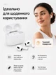 Бездротові блютуз навушники LEXEGO Air 3 (3 покоління) чип Jerry для телефона айфона андроїд безпровідна зарядка та датчик вуха AP3G - зображення 6