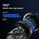 Электробритва Yingqu Mini6 роторная, 2 головки, портативная, черная - изображение 10