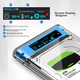 Портативний корпус для жорсткого диска Shuole Digital Display USB 3.0/3.1 Type C 2,5-дюймовий зовнішній корпус SATA послідовний порт SSD для ноутбука/настільного комп'ютера - изображение 6