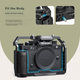 SmallRig 4262, сумісний з камерою Nikon ZF, кролячою кліткою, бездзеркальною та дзеркальною фотокамерою, швидкознімна розширювальна рамка, вертикальна ручна зйомка з L-подібною ручкою, аксесуари для зйомки - изображение 7
