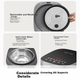 Рисоварка Joyoung 0-Coating бытовая 4л для 3-4 персон нержавеющая сталь 316L 40F 316L - изображение 11