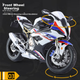Модель мотоцикла Chiyumoxing S1000RR Battle Axe 1:9 зі сплаву іграшкова для хлопчиків - зображення 9