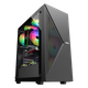 Игровой компьютерный корпус AOC CG272B (ATX, поддержка водяного охлаждения 240 мм, отсеки для накопителей U3, 8 мест для вентиляторов, сетчатая передняя панель, боковое окно из стекла, 7 слотов PCI) - изображение 8