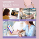 Чехол-клавиатура BOW HB354 Magic Control с подсветкой для iPad Air 4/5 и iPad Pro 11" Розовый - изображение 6