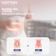 Пояс для коррекции фигуры Yottoy, стимулирующий потоотделение, для женщин, фитнес-пояс для поддержки талии, корректор фигуры для тренировок и бега, утягивающий живот, розовый цвет «вишневый цветок». - изображение 5