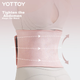 Пояс для коррекции фигуры Yottoy, стимулирующий потоотделение, для женщин, фитнес-пояс для поддержки талии, корректор фигуры для тренировок и бега, утягивающий живот, розовый цвет «вишневый цветок». - изображение 9