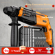 Ударная дрель Hanweishi Electric Hammer Impact Drill, легкая трехдюймовая электрическая дрель, высокая мощность 800 Вт, бытовая дрель, электрический инструмент для работы с бетоном, долбежный станок, сверление. - изображение 4