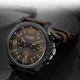 Годинник чоловічий Curren Monreal Armor Black кварцовий з мінеральним склом з двома ремінцями 47 мм - зображення 4